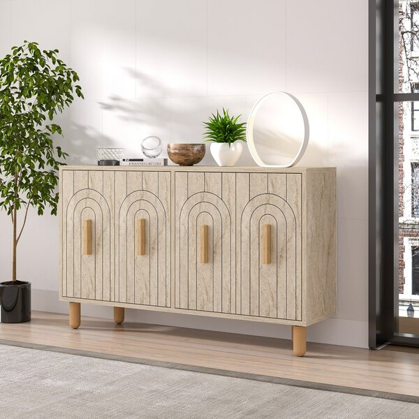 Hanah Home Console Travertine Tiger - Traverten