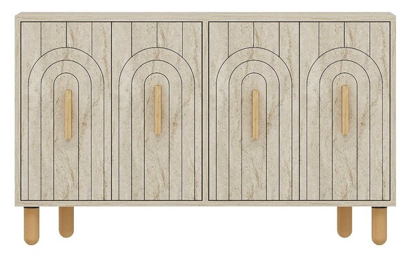 Hanah Home Console Travertine Tiger - Traverten