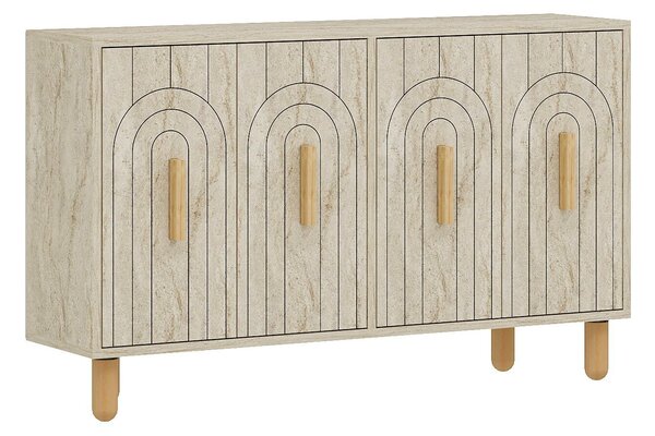 Hanah Home Console Travertine Tiger - Traverten