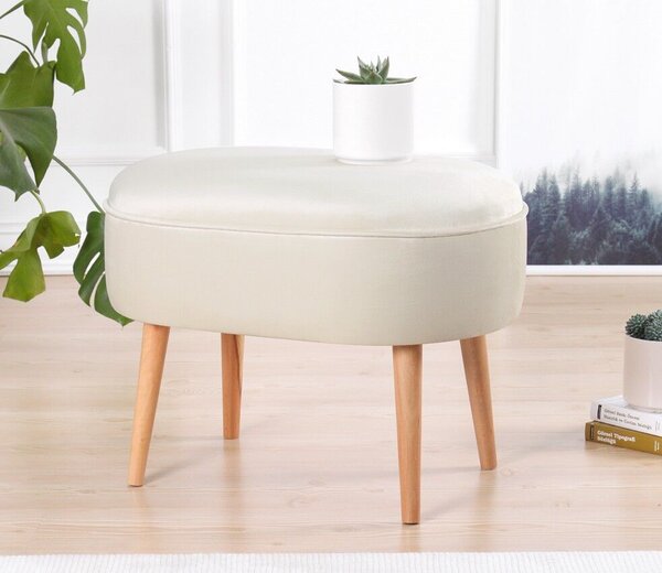 Atelier Del Sofa Puff Krém Moile - Krém