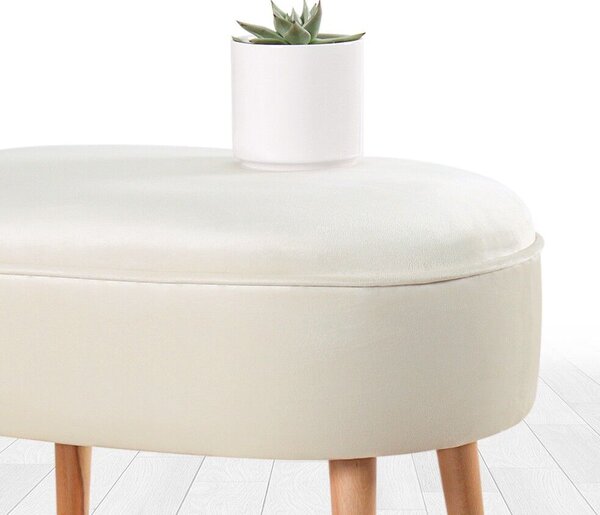 Atelier Del Sofa Puff Krém Moile - Krém