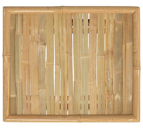 Bambusz kerti asztal 65 x 55 x 30 cm