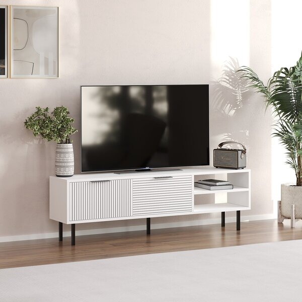 Hanah Home TV Stand White Venus - White