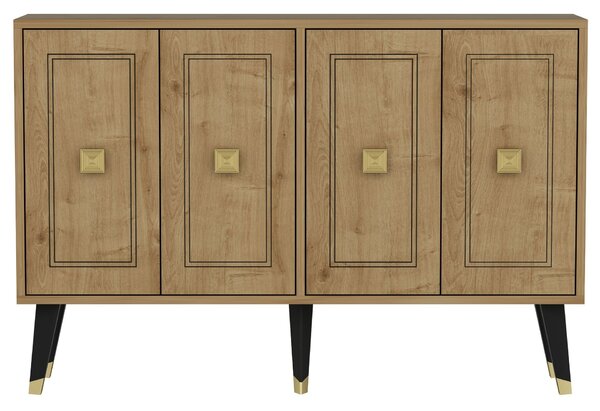 Hanah Home Console Sapphire Oak Gold Hartın - Sapphire Oak, Gold