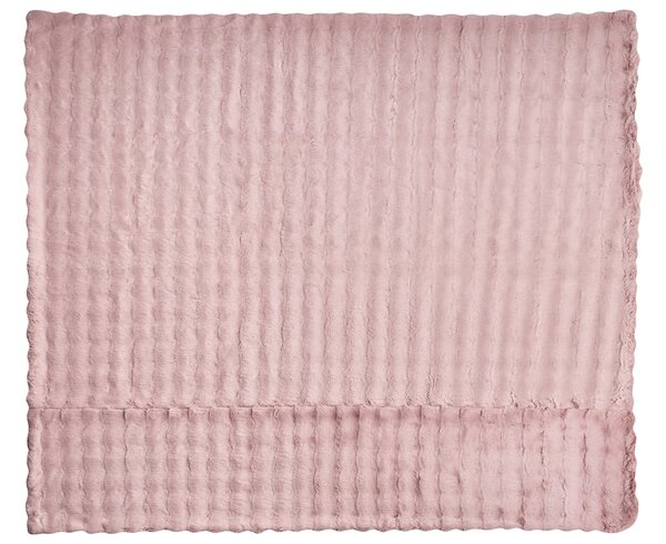 Takaró SALKA Műszőrme 200 x 220 cm Pasztellrózsaszín