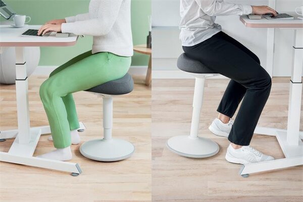 Ülőszék, billenő, ergonomikus, LEITZ Ergo Active, világosszürke (E65440085)
