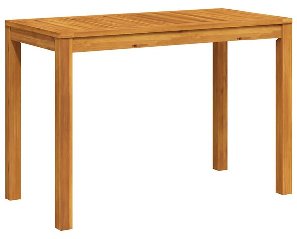 Tömör akácfa kerti étkezőasztal 110 x 55 x 75 cm