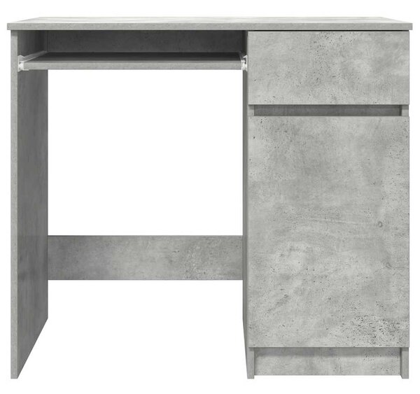 Betonszürke forgácslap íróasztal 86x49x76 cm