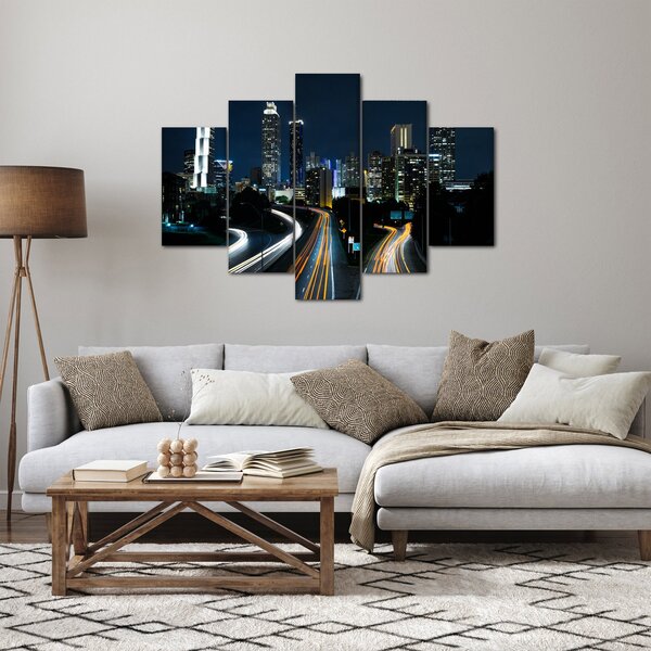 Éjszakai metropolisz képe (150x105 cm)