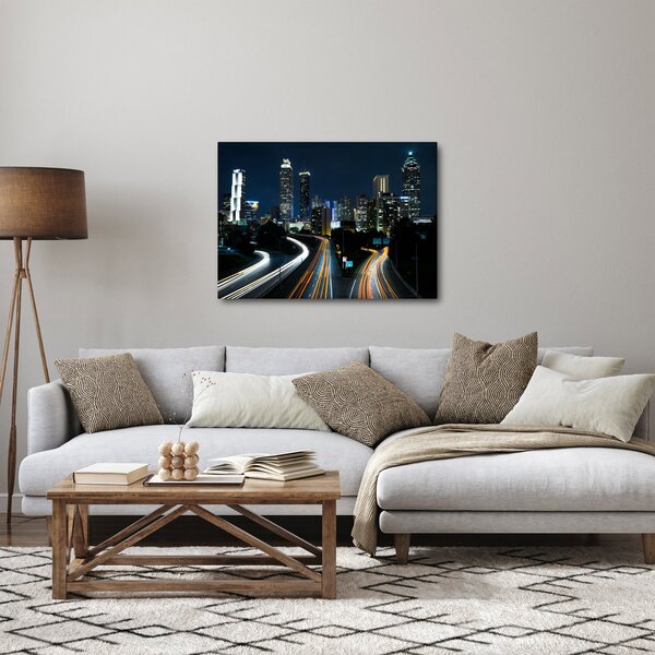 Éjszakai metropolisz képe (70x50 cm)