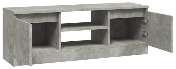Betonszürke TV-szekrény ajtóval 102 x 30 x 36 cm