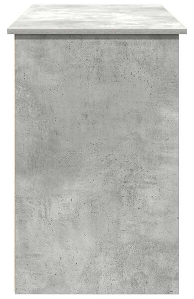 Betonszürke szerelt fa íróasztal 102x50x75 cm