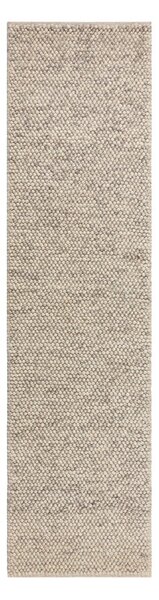 Minerals világosszürke gyapjú futószőnyeg, 60 x 230 cm - Flair Rugs