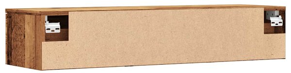 Fali szekrény Régi fa 102x30x20 cm Gépelt fa
