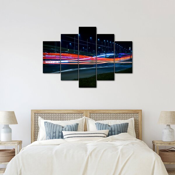 Éjszakai város képe (150x105 cm)