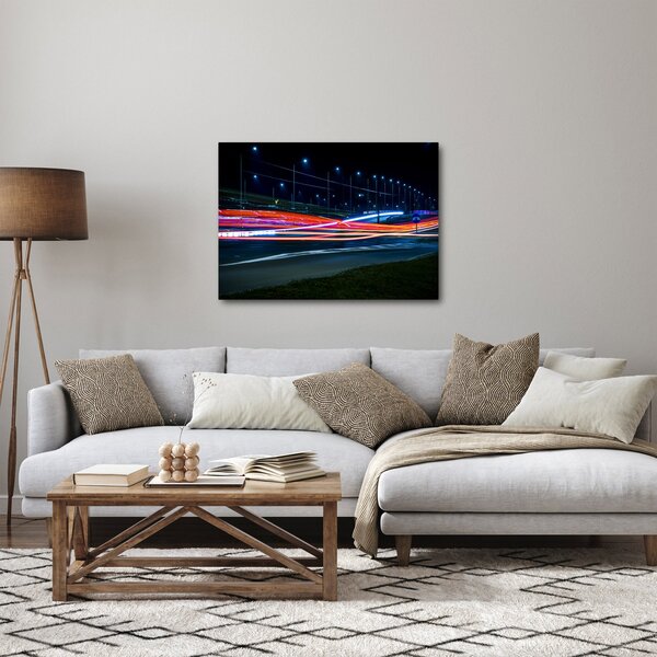 Éjszakai város képe (70x50 cm)