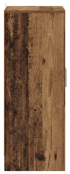 Antik fa színű szerelt fa cipősszekrény 60 x 35 x 92 cm