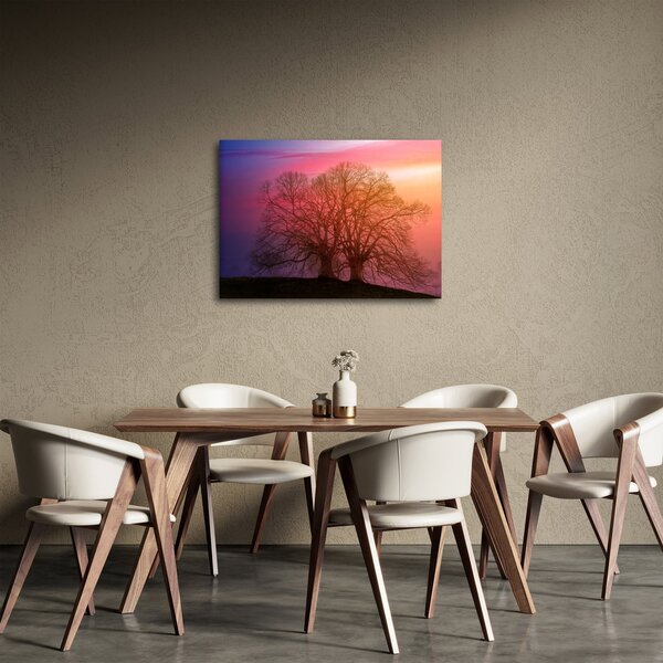 Fák a ködben (70x50 cm)