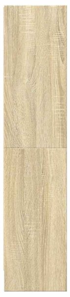 Sonoma tölgy színű szerelt fa könyvespolc 60 x 24 x 109 cm