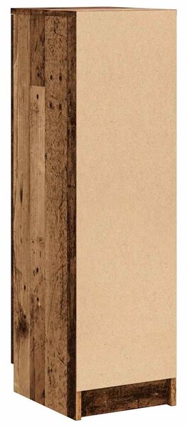 Antik fa színű szerelt fa cipőszekrény 29,5 x 35 x 100,5 cm
