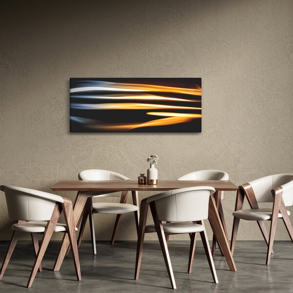 Fekete kép (120x50 cm)
