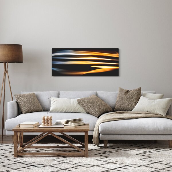 Fekete kép (120x50 cm)