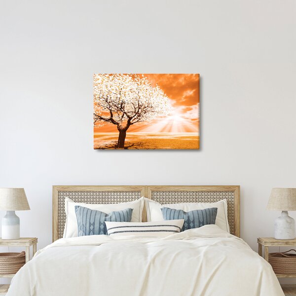 Narancssárga fa képe (70x50 cm)