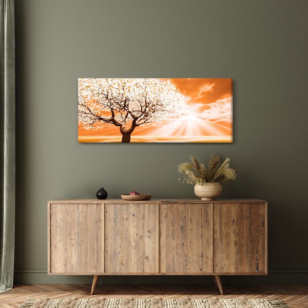 Narancssárga fa képe (120x50 cm)
