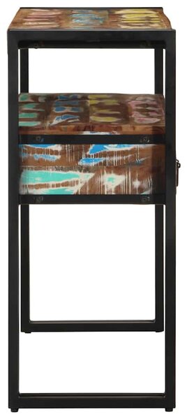 Konzolasztal 90 x 33 x 75 cm Szilárd Újrahasznosított Fa