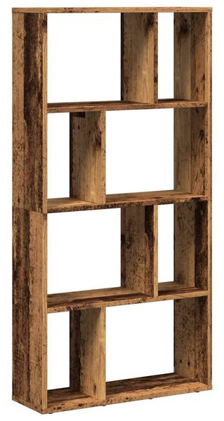 Antik fa színű szerelt fa könyvespolc 60 x 20 x 120,5 cm