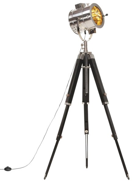 Háromlábú tömör mangófa állólámpa 165 cm