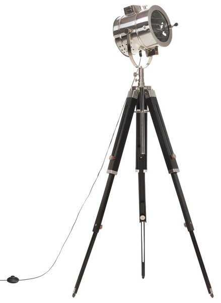 Háromlábú tömör mangófa állólámpa 165 cm