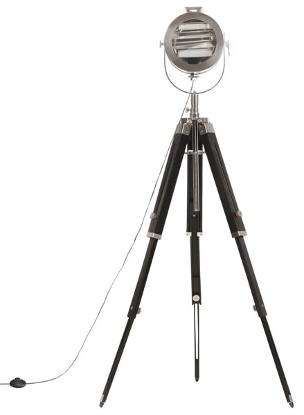 Háromlábú tömör mangófa állólámpa 165 cm