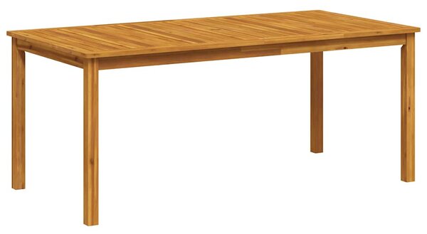 Tömör akácfa kerti étkezőasztal 180 x 90 x 75 cm