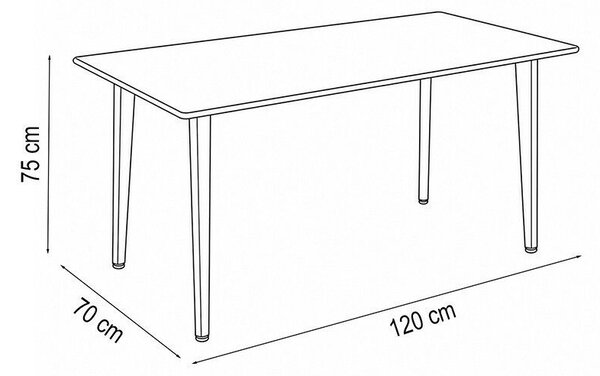 Verona 120 4+1 étkező garnitúra fehér-szürke