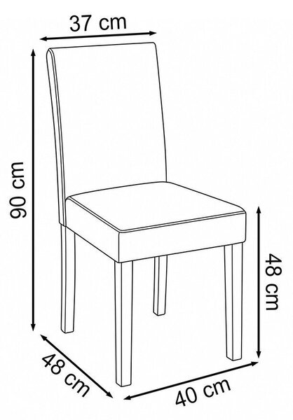 Verona 150 6+1 étkező garnitúra fehér-bézs
