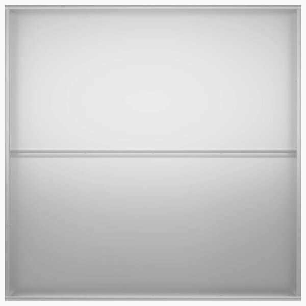 VidaXL Kerti cserép 2 db Ezüst 80 x 80 x 30 cm Horganyzott Acél