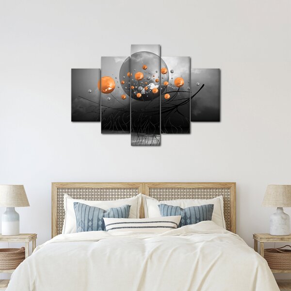 Narancssárga gömbök képe (150x105 cm)