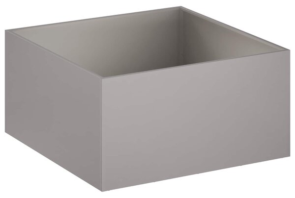 VidaXL Kerti cserép 2 db Rozsdás 100 x 100 x 40 cm Időjárásálló Acél