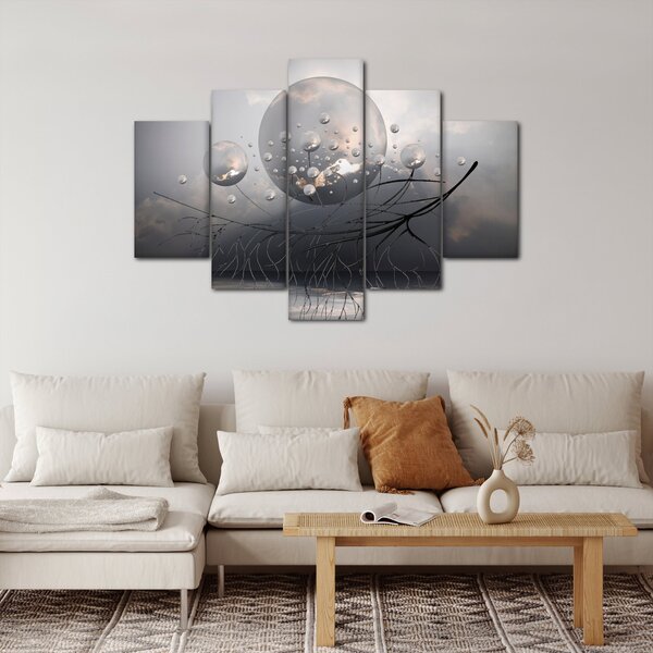 Absztrakt gömbök képe (150x105 cm)
