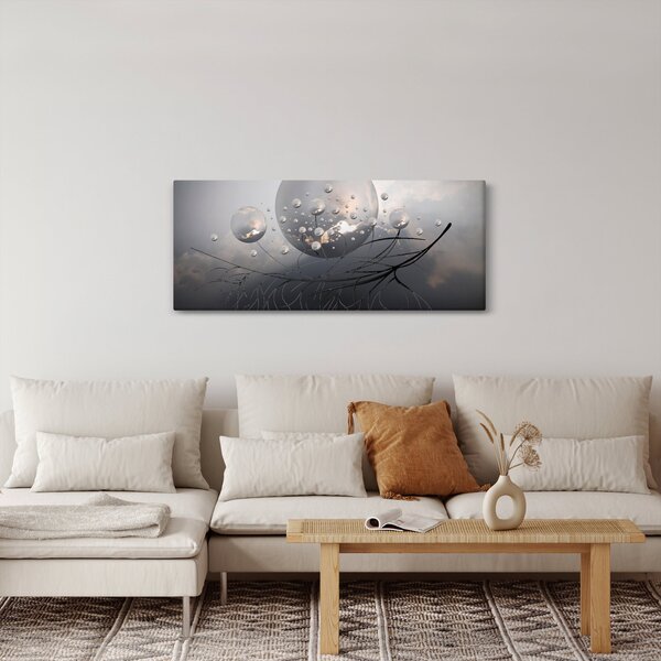 Absztrakt gömbök képe (120x50 cm)