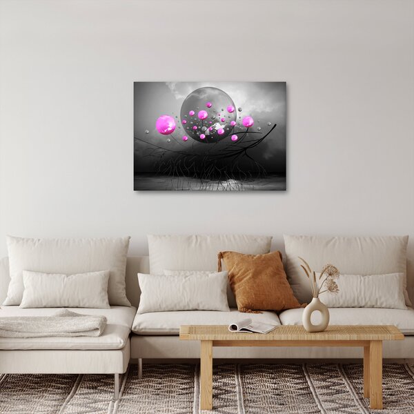 Rózsaszín gömbök képe (70x50 cm)