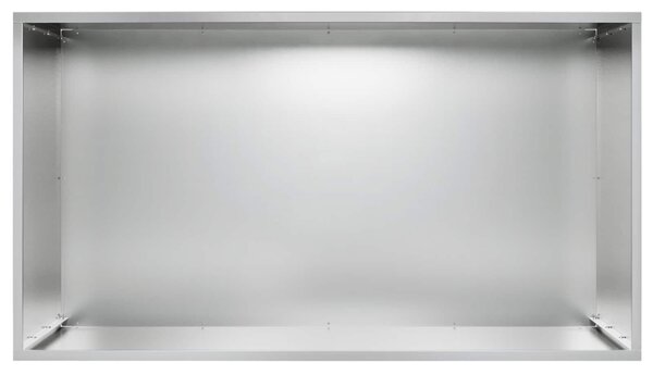 VidaXL Kerti cserép 2 db Ezüst 80 x 50 x 50 cm Horganyzott Acél