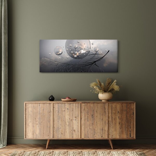 Absztrakt gömbök képe (120x50 cm)