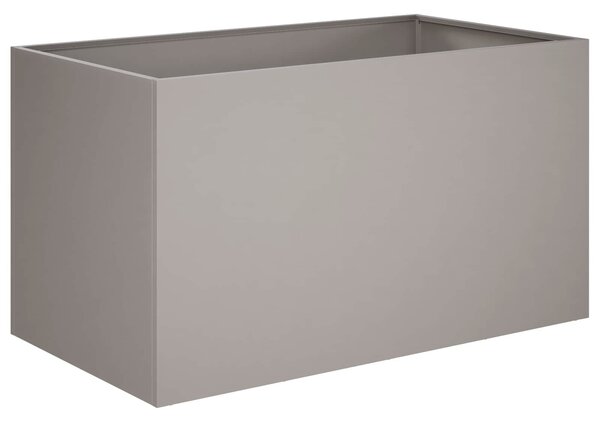 VidaXL Kerti cserép 2 db Rozsdás 100 x 50 x 50 cm Időjárásálló Acél
