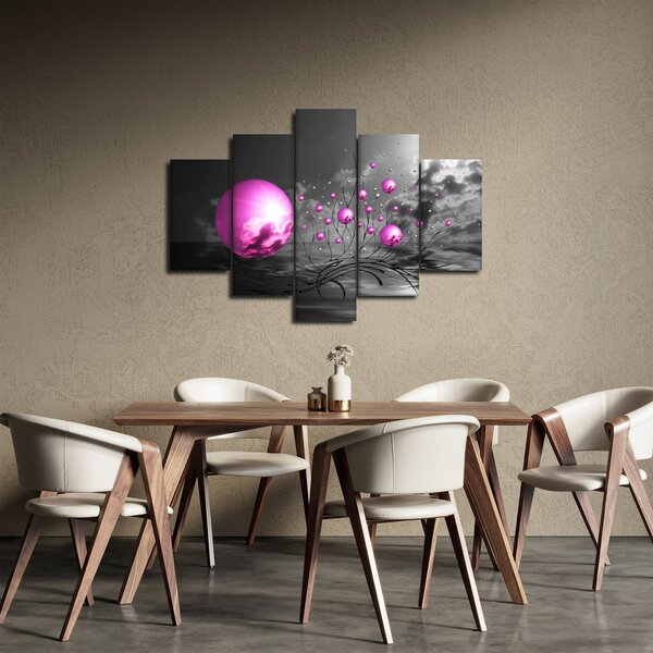 Rózsaszín gömbök képe (150x105 cm)