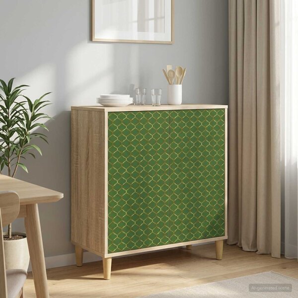 VidaXL Széf GELEEN Sonoma 69 x 33 x 75 cm Szerelt Fa