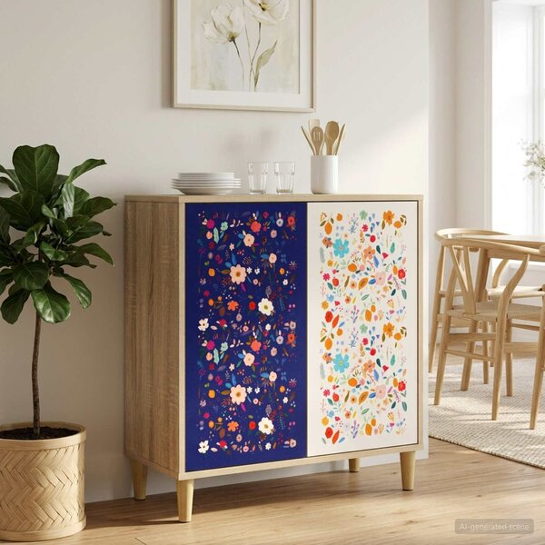 VidaXL Széf MAINZ Sonoma 69 x 33 x 75 cm Szerelt Fa