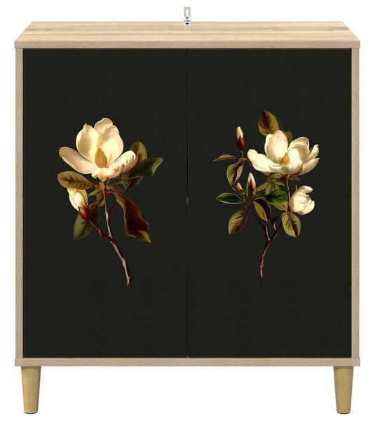 VidaXL Széf BREMEN Sonoma 69 x 33 x 75 cm Szerelt Fa