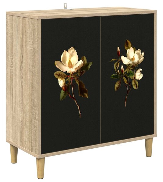 VidaXL Széf BREMEN Sonoma 69 x 33 x 75 cm Szerelt Fa